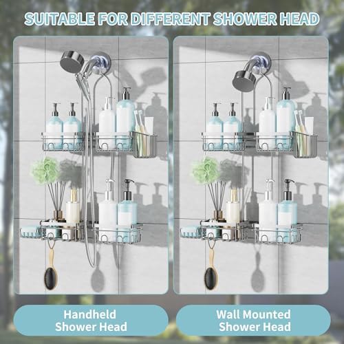KEGII Hanging Shower Caddy for Handheld Showerheads - Image 3