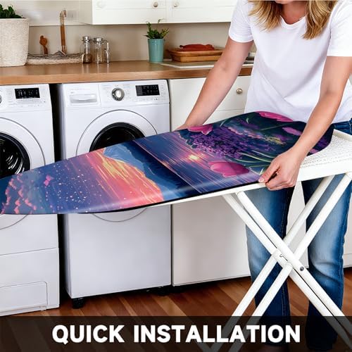 Ironing Board Cover 15"x54"，Standard Ironing Board Replacement Cover，Easy Fit - Image 4