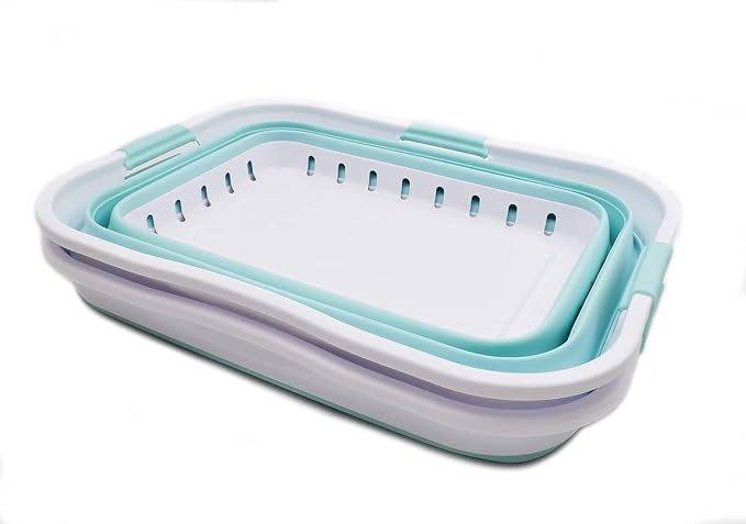 SAMMART 42L Collapsible Plastic Laundry Basket - Image 2
