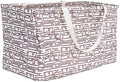 Household Essentials Tan Geometric Krush Container All-Purpose Utility Tote by HouseholdEssentials