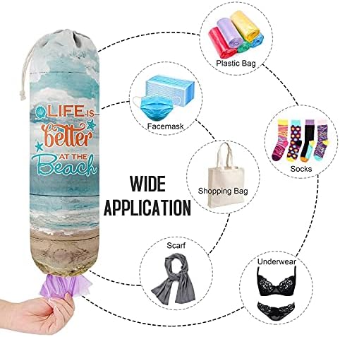 Life is Better at The Beach, Grocery Bags Holder Organizer - Image 6