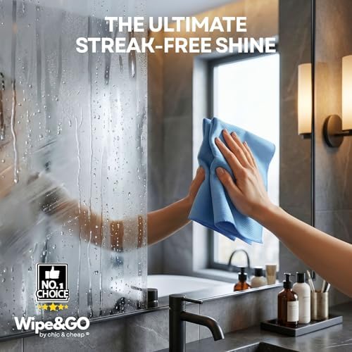 Wipe&GO Window & Glass Cleaning Cloths – Premium Diamond Weave Microfiber - Image 7