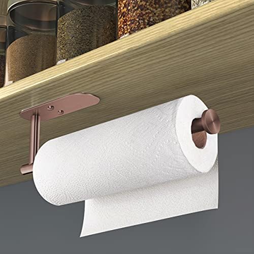 VAEHOLD Adhesive Paper Towel Holder Under Cabinet Wall Mount - Image 2