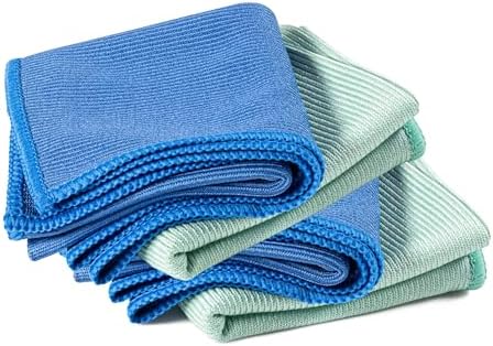 Superio Microfiber Window Cleaning Cloth, Mirror & Glass Miracle Cloth Lint & by Superio