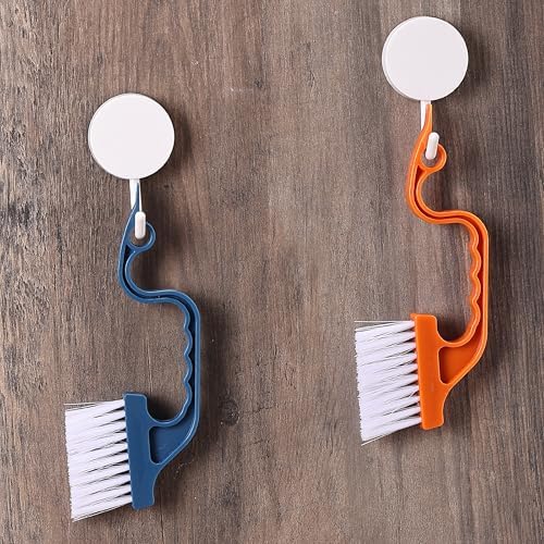 Slick- Window Track Cleaning Brush, 3 Pack, Ergonomic Handle, Built-in Scraper - Image 7