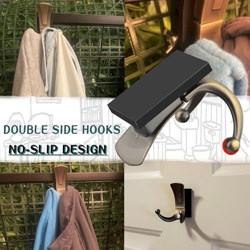 ULIBERMAGNET Magnetic Coat Hooks, Retro Heavy Duty Magnet Double Hooks - Image 4