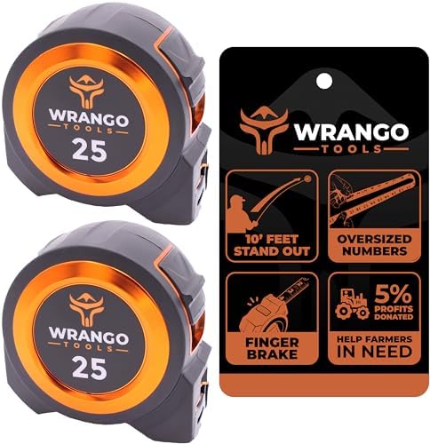 Wrango Tools 25 FT Tape Measure by WrangoTools