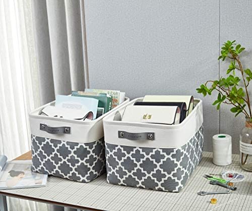 DECOMOMO Storage Bins, Large Fabric Storage Baskets - Image 3