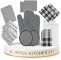 LANE LINEN Kitchen Towels Set 20 Pack by LaneLinen