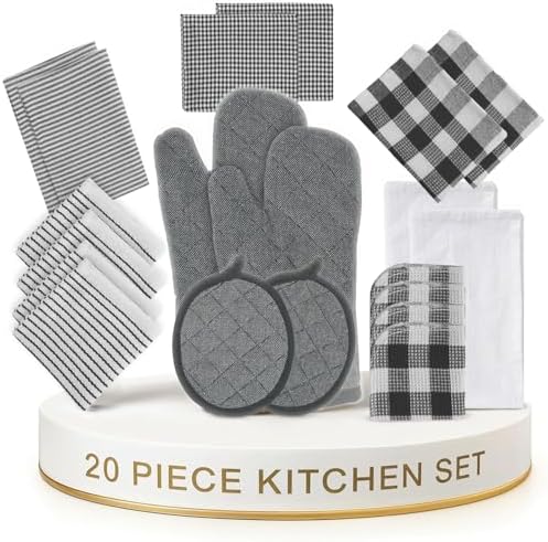 LANE LINEN Kitchen Towels Set 20 Pack by LaneLinen