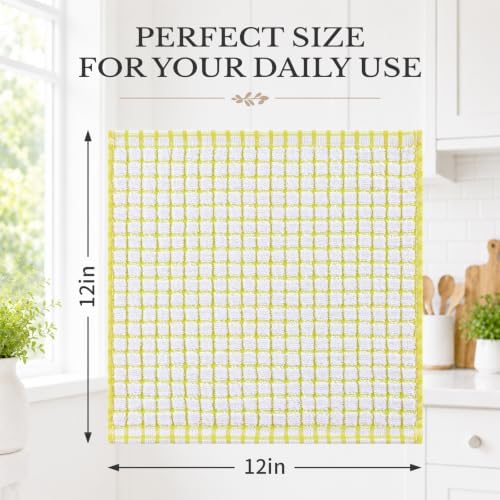 Homaxy 16 Pack Terry Kitchen Dish Cloths - Image 3