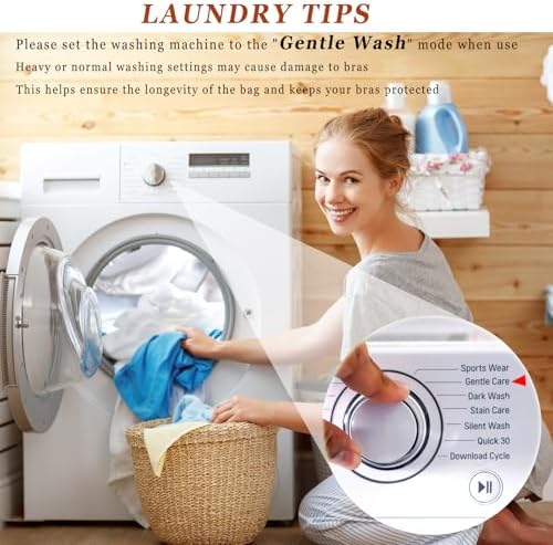 4 Pack Large Bra Washer Laundry Bags - Image 3