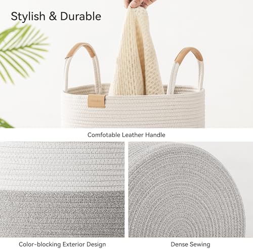 Nunsino 75L Striped Laundry Hamper - Image 6