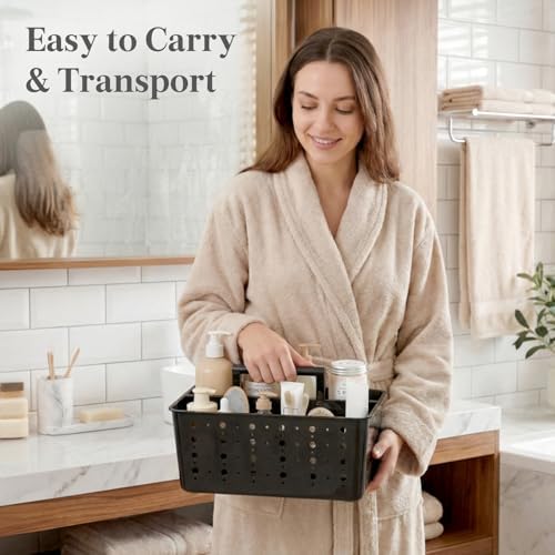 Lifewit Portable Shower Caddy, Plastic Basket Organizer, 2 Pack - Image 4