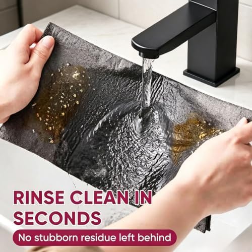 6 Pcs Genie Magic Cleaning Cloths, 12*16IN Large Thicked Microfiber Towels - Image 4