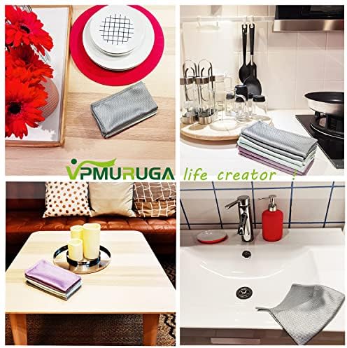 Streak Free Lint Free Microfiber Window Cleaning Cloth, Best Glass Car Shiny - Image 6