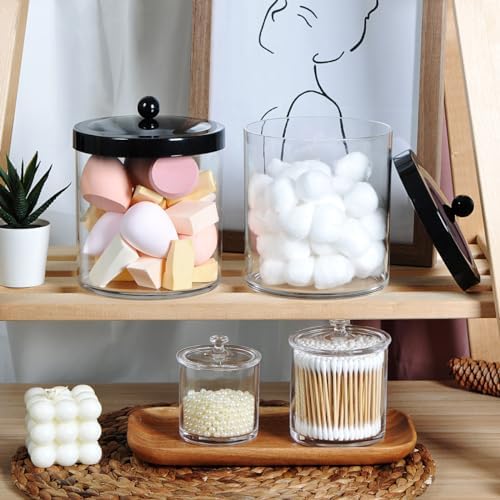 SheeChung 2 Pack Plastic Apothecary Jars - Image 6