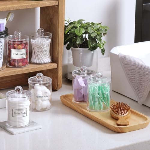6 Pack Acrylic Qtip Holder Dispenser - Image 4