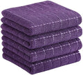 Homaxy 100% Cotton Terry Kitchen Towels, 4 Pack by Homaxy