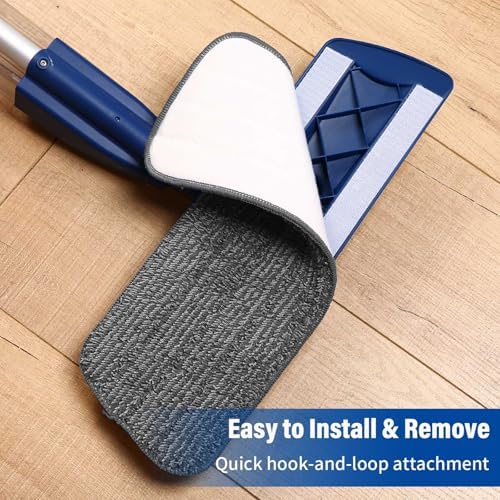 16.5" Microfiber Mop Pads Refills, 4 Pack Reusable Replacement Heads​​ - Image 4