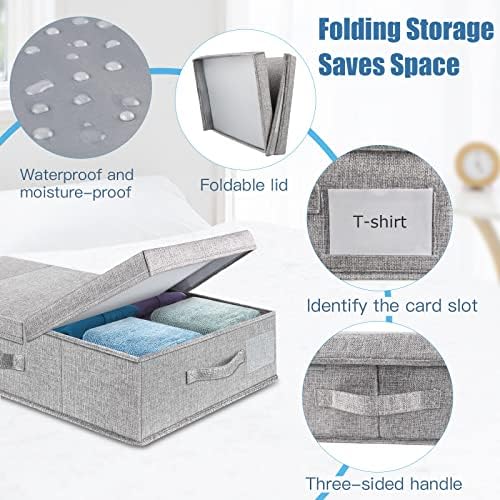 Supowin 2Pack Large Underbed Storage Containers Bin - Image 4