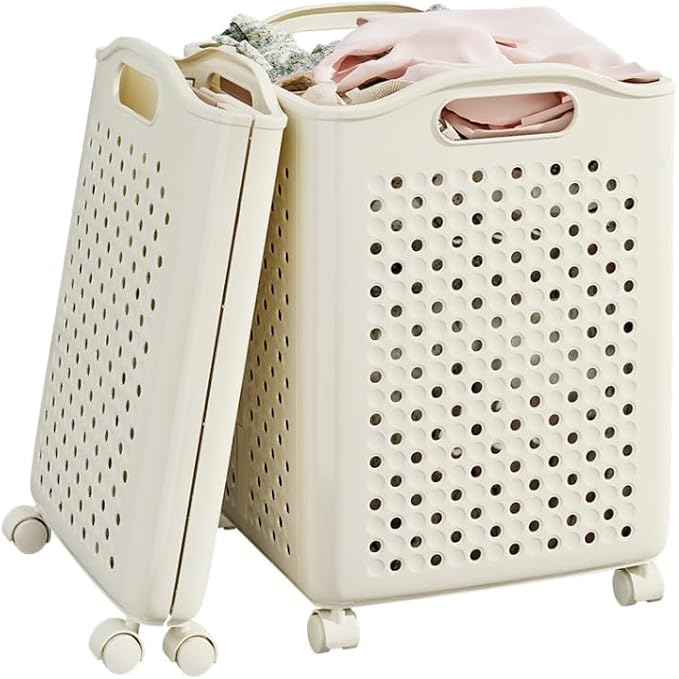 57L Foldable Collapsible Laundry Basket, by MakeLifeBetter
