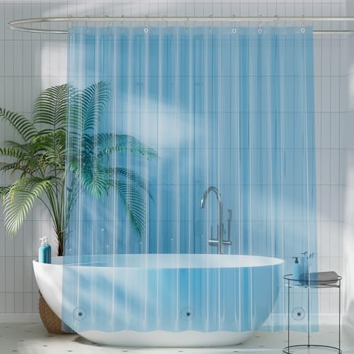 Titanker Shower Curtain Liner, Plastic Shower Liner PEVA 72 x 72 Lightweight by Titanker