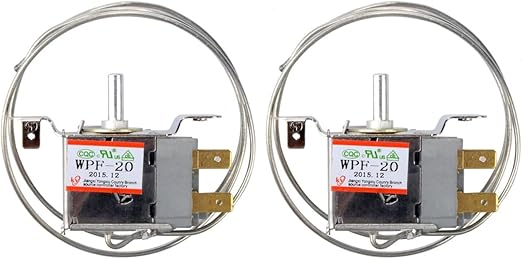 RUIAN Mini Fridge Thermostat Universal 2Pin WPF-20 freezer thermostat controller, 2pcs