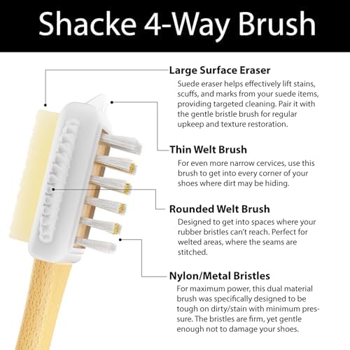 Suede Brush with Top Eraser – Suede & Nubuck Cleaner - Image 4