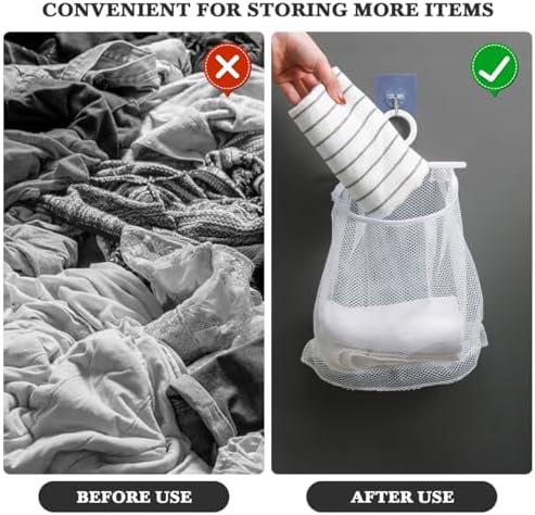 Zerodeko Hanging Mesh Bag Multifunctional Breathable Storage Organizer - Image 7