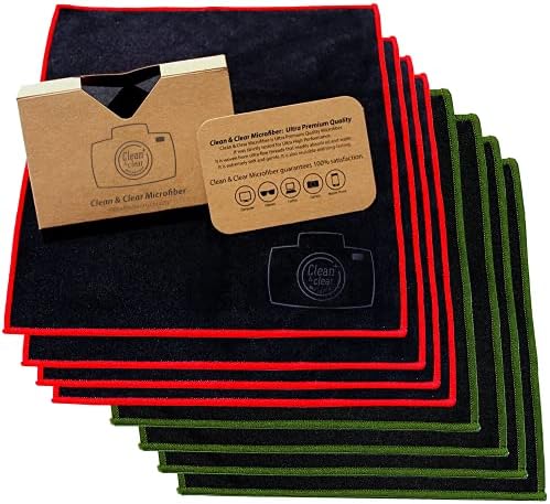 Clean & Clear Microfiber Cleaning Cloth, EXTRA LARGE ULTRA PREMIUM Microfiber by CleanClearMicrofiber