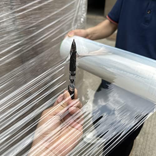 4-Pack Clear Stretch Wrap 18" x 1000 Feet 80 Gauge Industrial Strength - Image 3
