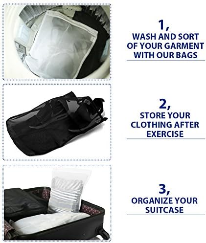 TENRAI Delicates Laundry Bags, Bra Fine Mesh Wash Bag - Image 7