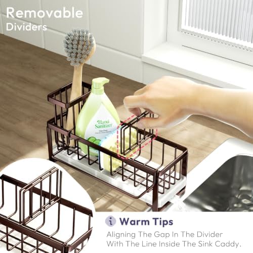 SWTYMIKI Sponge Holder for Kitchen Sink - Image 4
