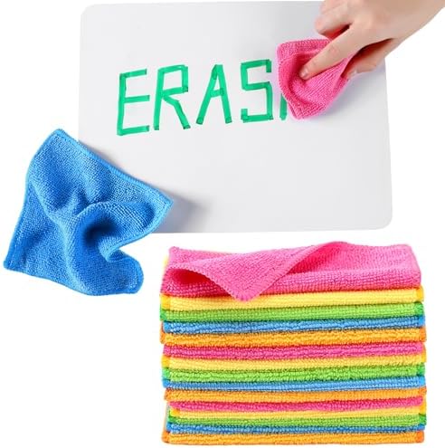Tanlade 30 Pcs Dry Erase Cloth, 6 X 6 Inch by Tanlade