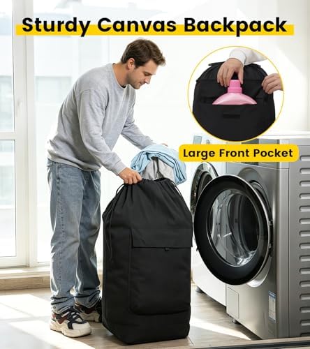 Vorspack Canvas Laundry Backpack - Image 3