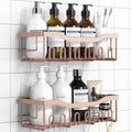 EUDELE Shower Caddy 2 Pack, Adhesive Shower Organizer by EUDELE