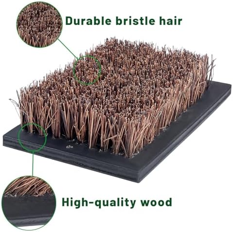 Heavy Duty Boot Scraper Brush Outdoor, Cast Iron Shoe Scrapers - Image 3