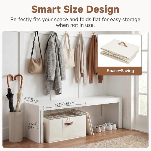 StorageWorks 24-Pair Large Closet Shoe Organizer, Adjustable Divider - Image 4