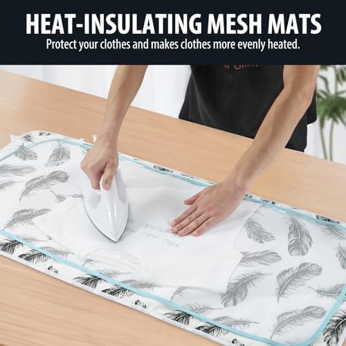 Seiritex Ironing Mat, Portable Ironing Pad 39.4 x 18.9 inch Table Top Iron - Image 2