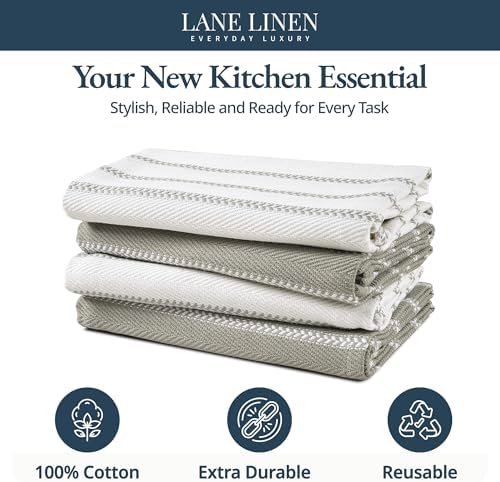 LANE LINEN Kitchen Towels Set - Image 3