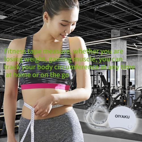 Body Measurement Tape Measure Fitness Tracking Tools Sewing Ruler 60" - Image 6