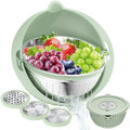 4 in 1 Colander with Bowl Set, Food Strainers and Colanders, Colander by STOCKPOT