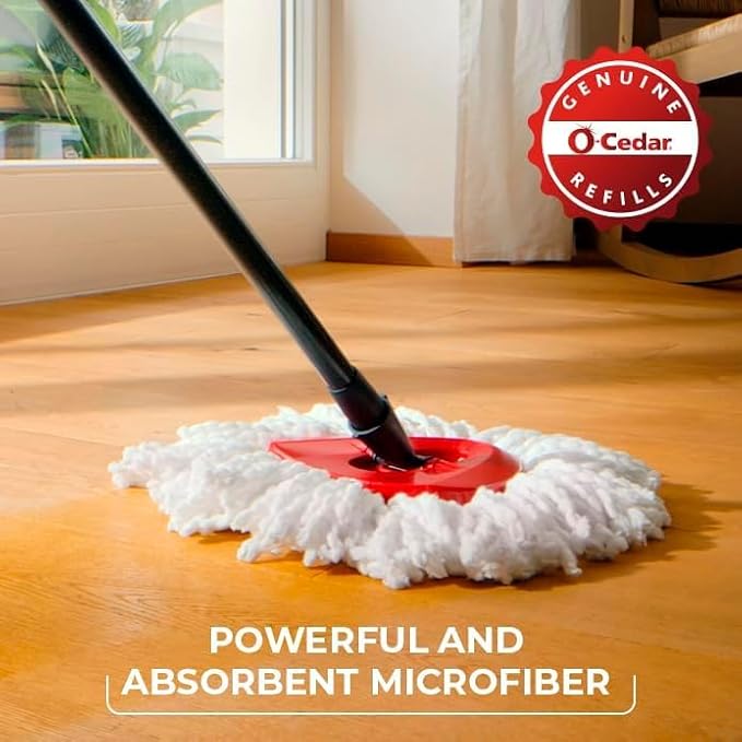 O-Cedar EasyWring Microfiber Spin Mop and Bucket Cleaning System + Lavender Pac - Image 6