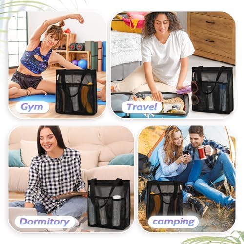 famichan Portable Mesh Shower Caddy, Gym Travel Camp Dorm Room Essentials - Image 5