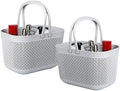 Plastic Portable Shower Caddy Basket, Storage Organizer, 2 Pack by UUJOLY