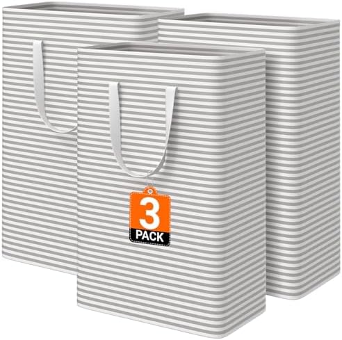 3-Pack Laundry Basket, Collapsible Laundry Hampers by Unknown