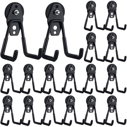Landhoow 18 Pcs Large Magnetic Hooks Heavy Duty Garage Magnet Hooks Strong by Landhoow