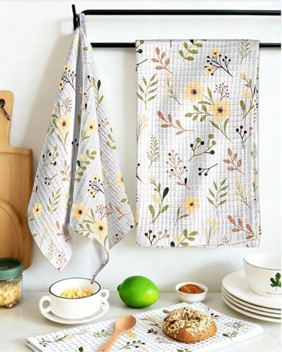 Miss Adola 370GSM Cotton Waffle Kitchen Towels - Image 5
