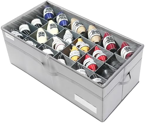 LUVHOMEE Shoe Organizer for Closet, Fits 24 Pairs, Large Shoe Box Storage by Luvhomee